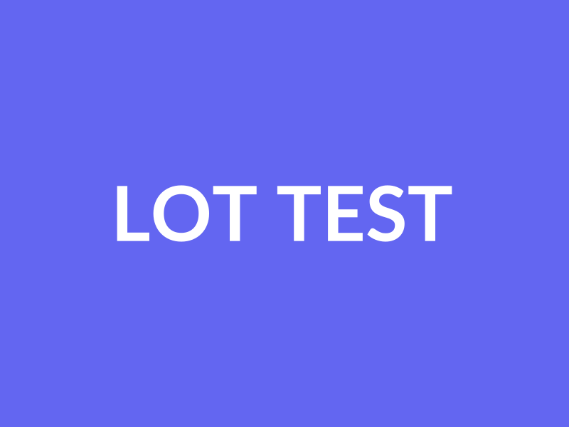 Lot test 2